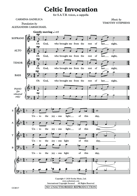 Produktgalerie: Seite 1 von 9 Celtic Invocation, , Gemischter Chor