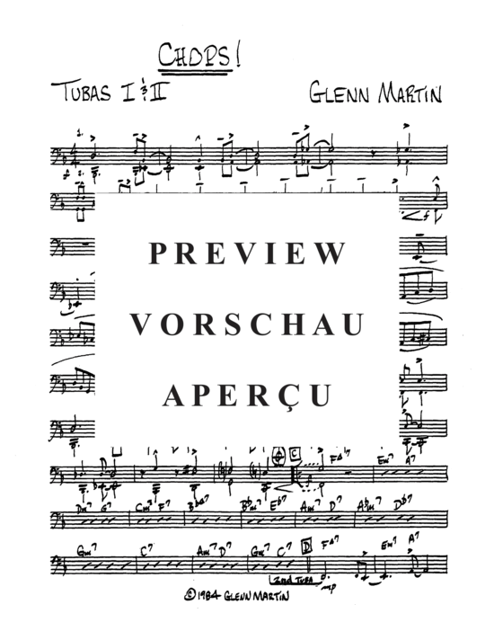Produktgalerie: Seite 16 von 21 Chops , , (Tuba Ensemble EEETT + Rhythm Part)