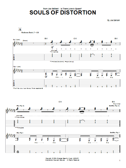 Produktgalerie: Seite 1 von 1 Souls Of Distortion, Joe Satriani, Gitarre