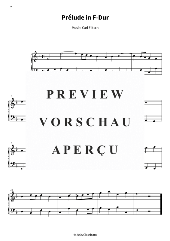 gallery: Sechs Préludes - Erstveröffentlichung: Edierte Ausgabe nach den originalen Skizzen des Wunderkinds, , Klavier Solo