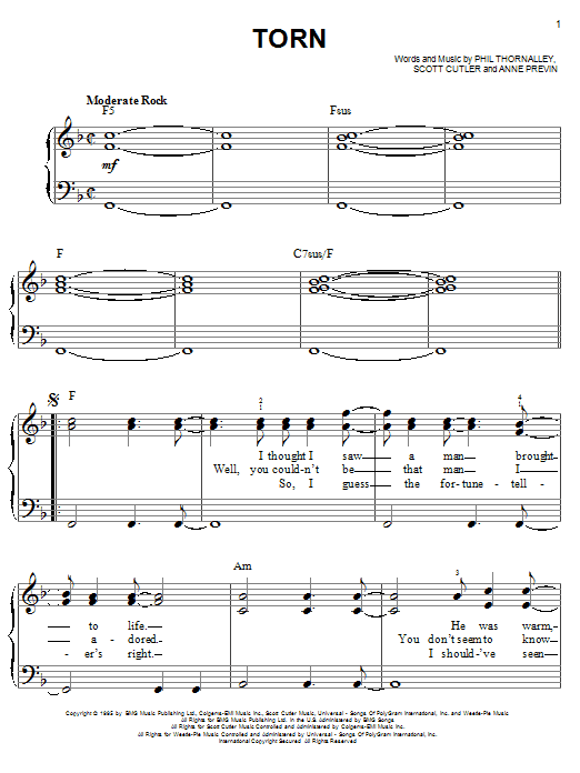 Produktbild zu:  Torn - Natalie Imbruglia