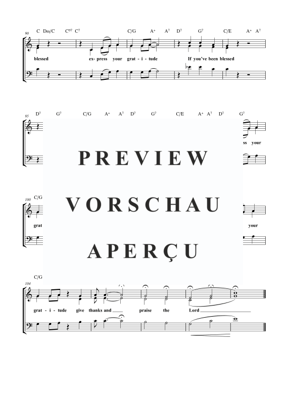 gallery: If You´ve Been Blessed, , Gemischter Chor SAM/Solo opt. und Klavier