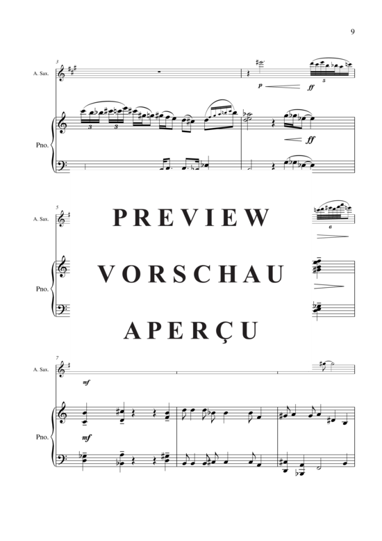 Product gallery: Page 10 of 21 Sonatina , , (alto saxophone + piano)