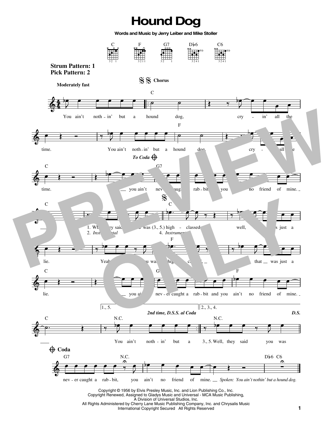 Produktgalerie: Seite 1 von 1 Hound Dog, Elvis Presley, Gitarre