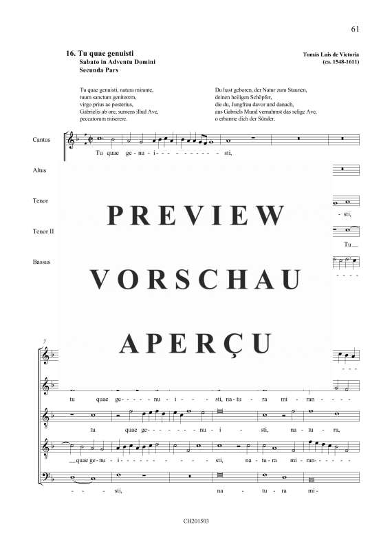 Product gallery: Page 5 of 8 Alma redemptoris mater / Tu quae genuisti, , Mixed choir 5 voices