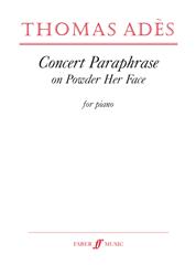 cover: Concert Paraphrase on Powder Her Face, Thomas Adès, Klavier