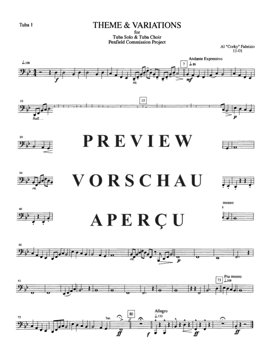 Product gallery: Page 15 of 16 Theme and Variations , , (Tuba Quartett EETT + Tuba Solo)
