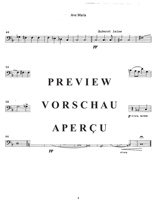 Product gallery: Page 10 of 14 Ave Maria , , (Tuba Quartett EETT)