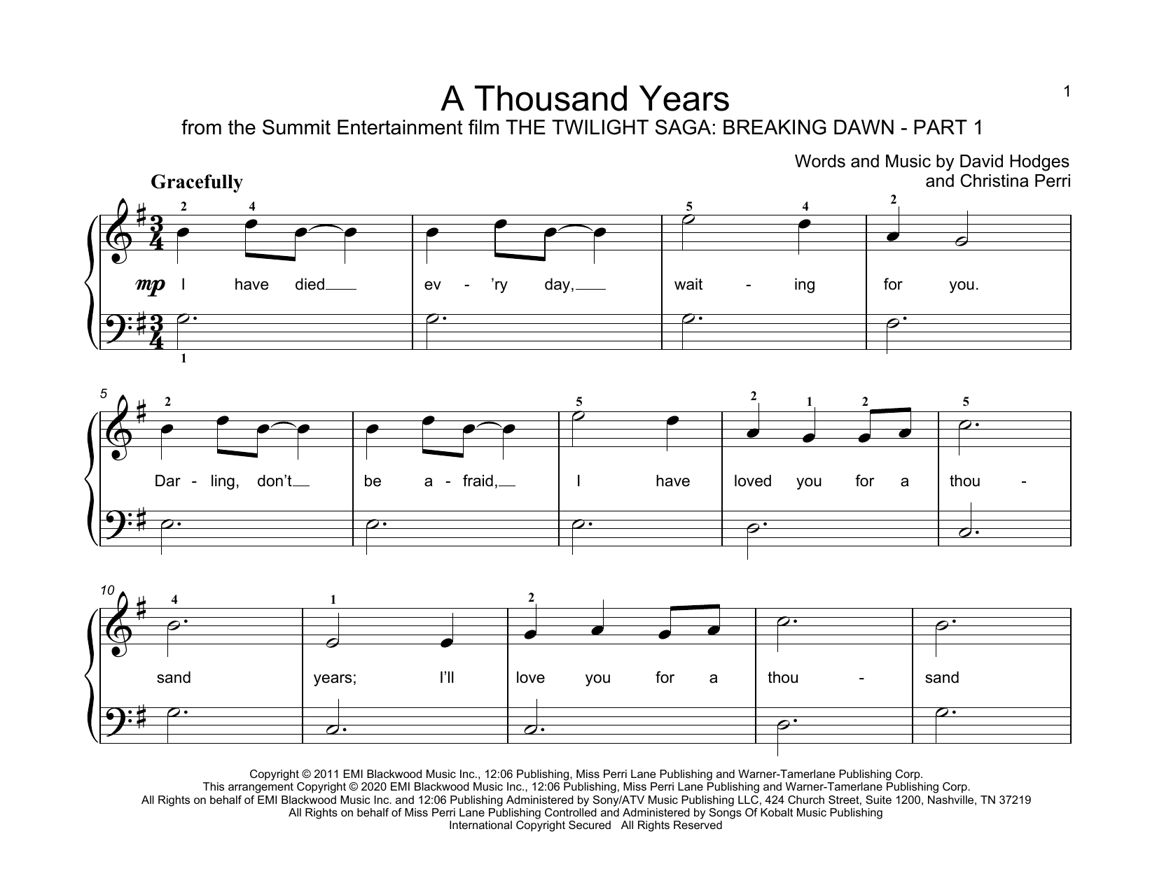 Product picture to: A Thousand Years