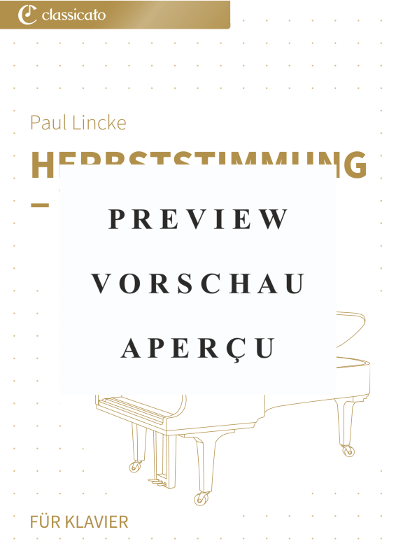 gallery: Herbststimmung - Walzer Nr. 3 - Vereinfachte Fassung, , (piano solo)