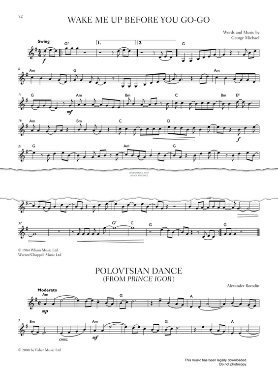 Produktgalerie: Seite 1 von 1 Wake Me Up Before You Go-Go, Wham!, Trompete