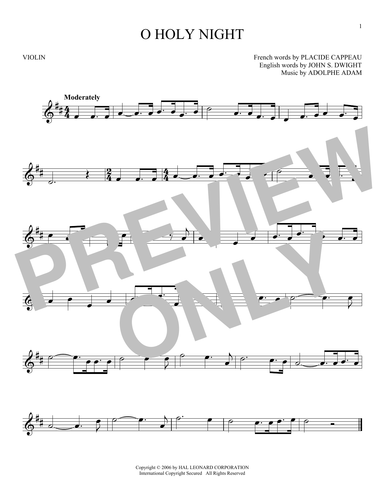 Product gallery: Page 1 of 1 O Holy Night, Adolphe Adam