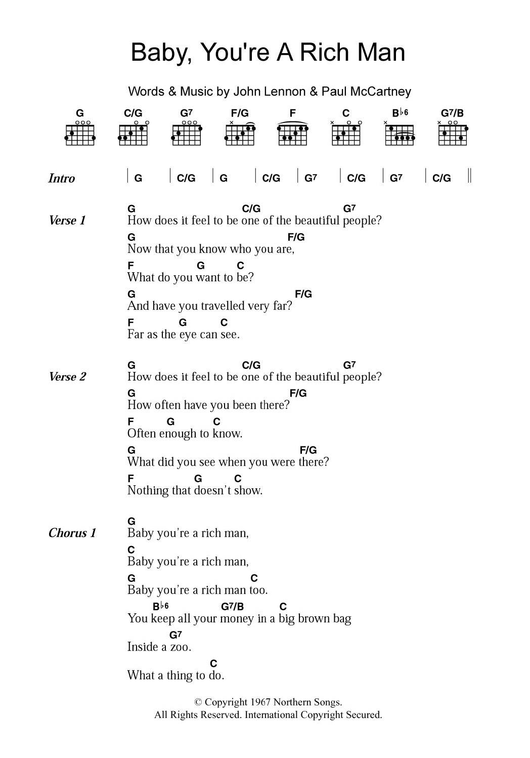 Produktbild zu: Baby You're A Rich Man