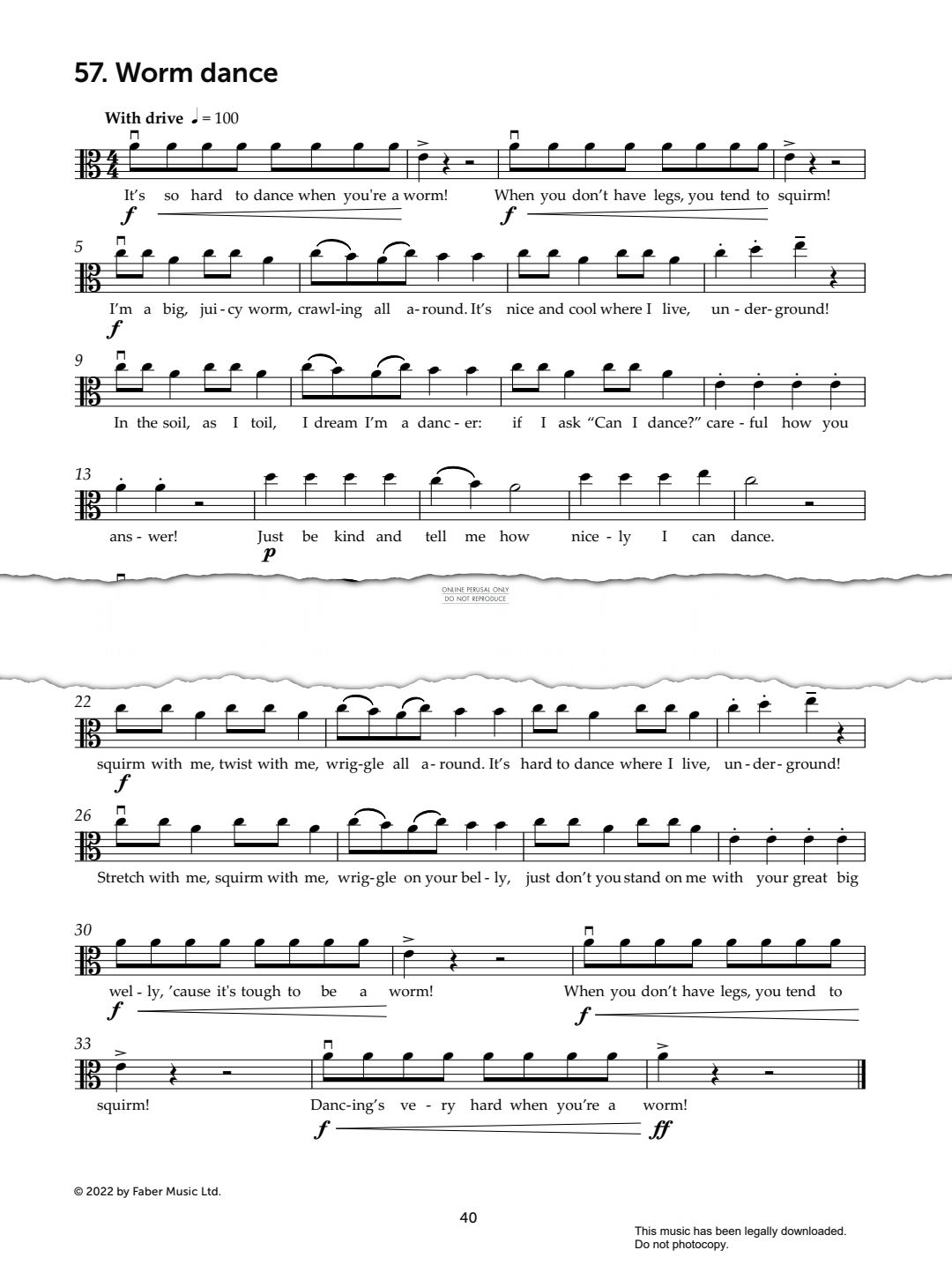 Product gallery: Page 1 of 1 Worm Dance, Mark Wilson