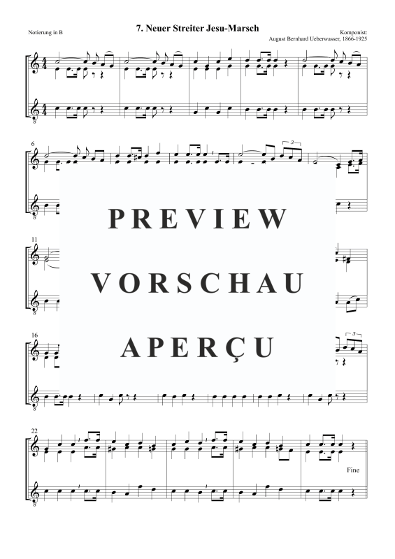Produktgalerie: Seite 4 von 5 Neuer Streiter Jesu-Marsch, , Posaunenchor