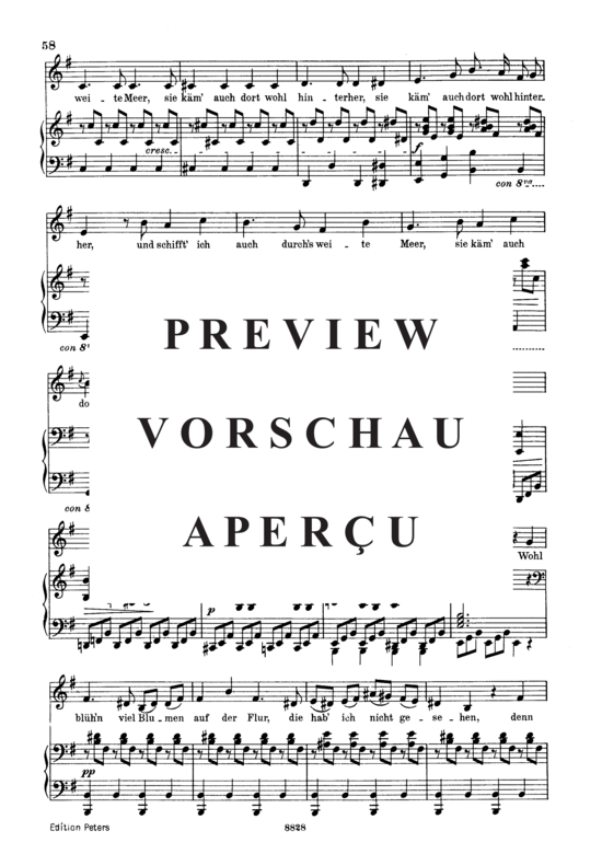 Product gallery: Page 3 of 10 Im Walde D.834, , Low Voice and Piano