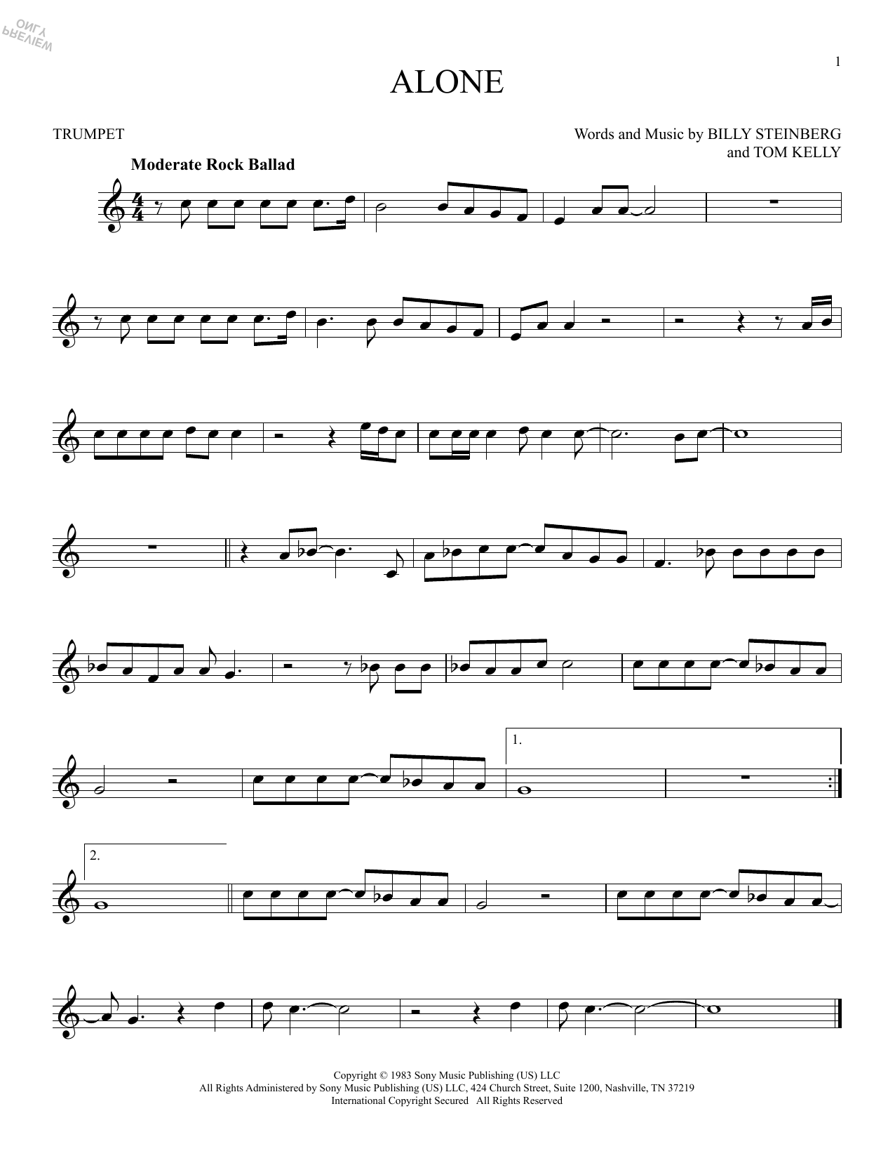 Produktgalerie: Seite 1 von 1 Alone, Heart, Trompete