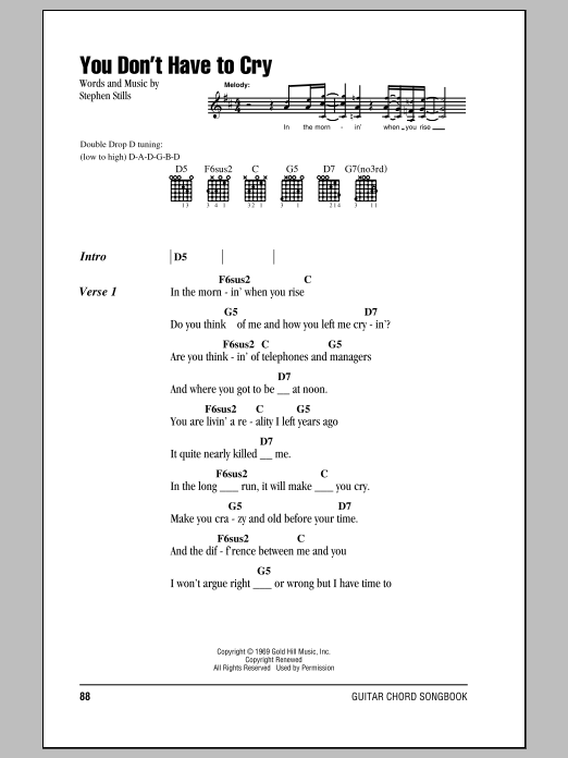 Produktbild zu: You Don't Have To Cry