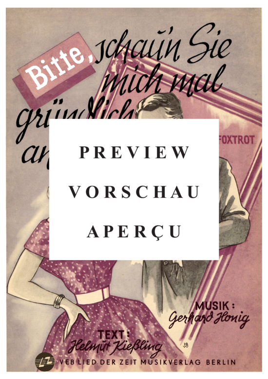 Product gallery: Page 2 of 3 Bitte, schaun Sie mich mal gründlich an! , , Piano and Voice