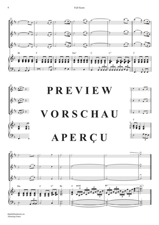 Product gallery: Page 5 of 21 Amazing Grace (Saxophon Trio AAA(T) , Presley, Elvis,  + piano)
