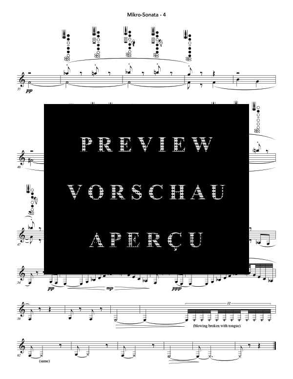 Product gallery: Page 9 of 11 Mikro-Sonata, , (Klarinette Solo)