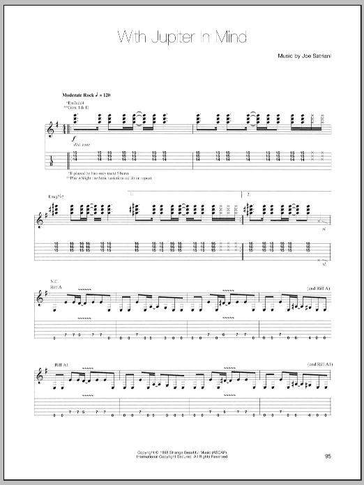 Produktgalerie: Seite 1 von 1 With Jupiter In Mind, Joe Satriani, Gitarre