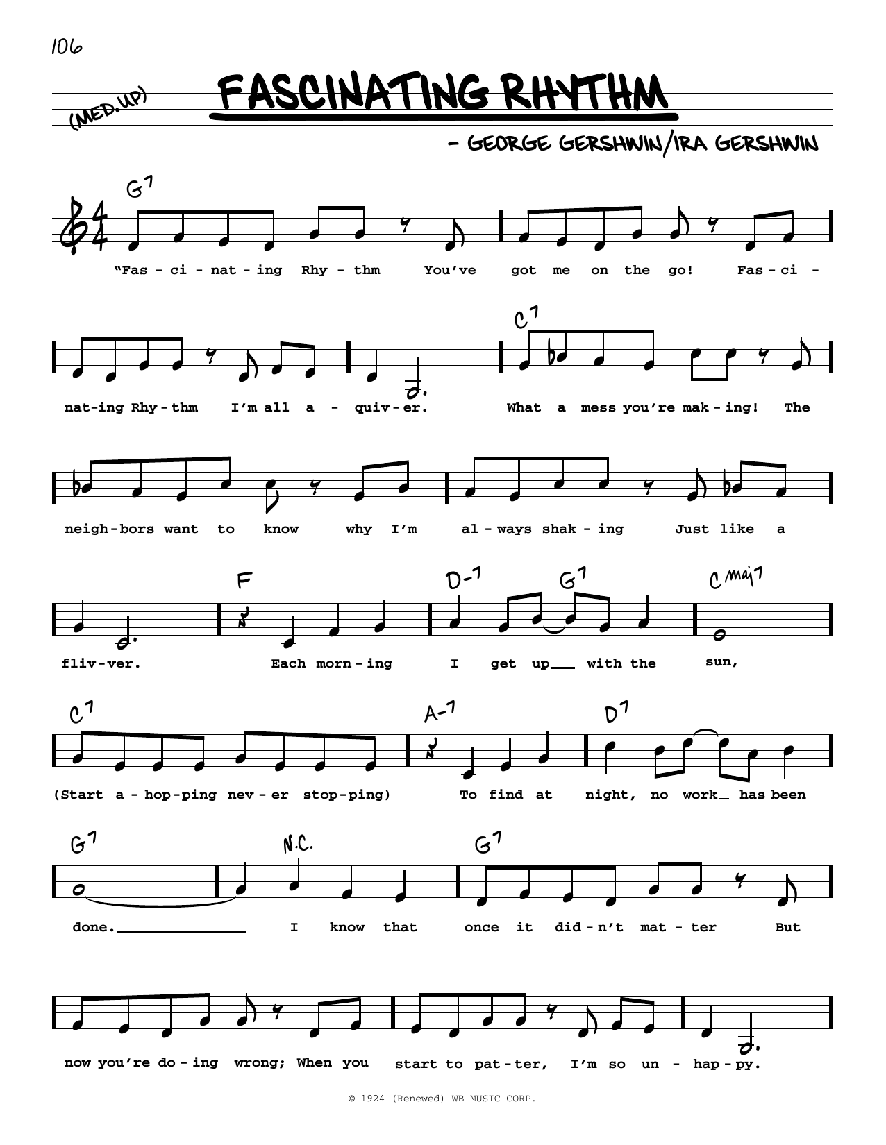 Product picture to: Fascinating Rhythm (Low Voice)