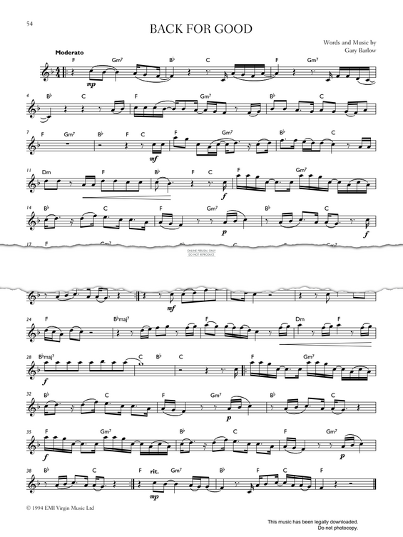 Product gallery: Page 1 of 1 Back For Good, Take That