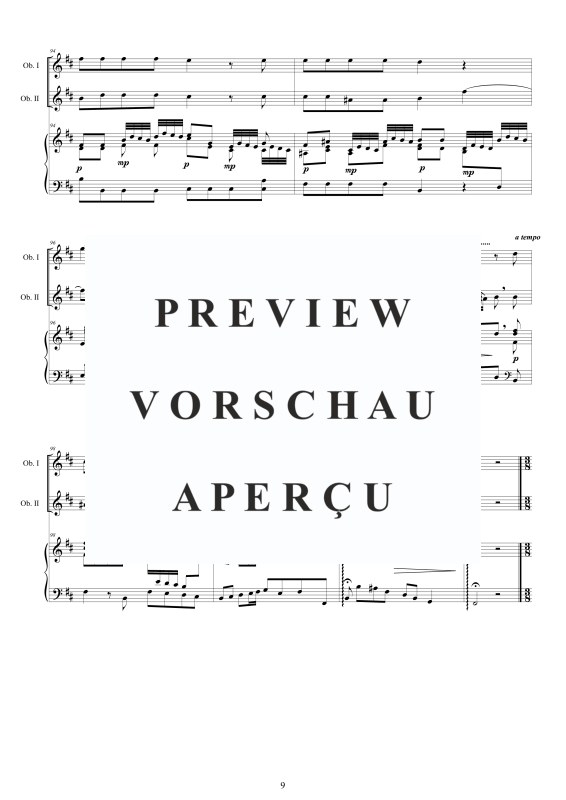 Product gallery: Page 10 of 11 Oboe Concerto No.12 in D-Dur Op.9, , 2 Oboes and Harpsichord