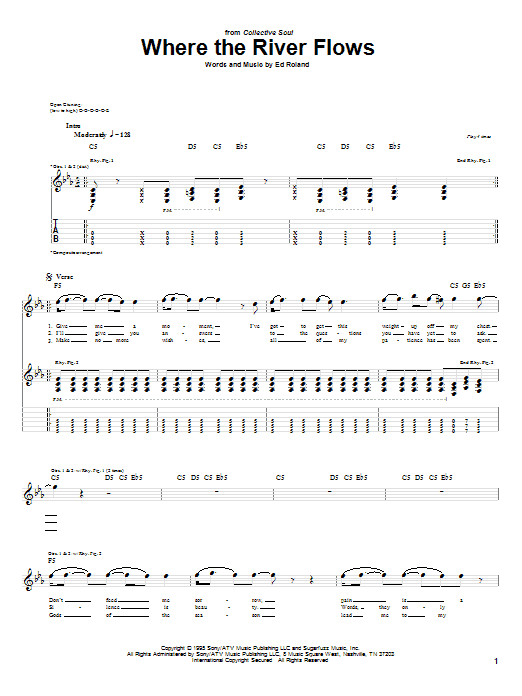 Product gallery: Page 1 of 1 Where The River Flows, Collective Soul