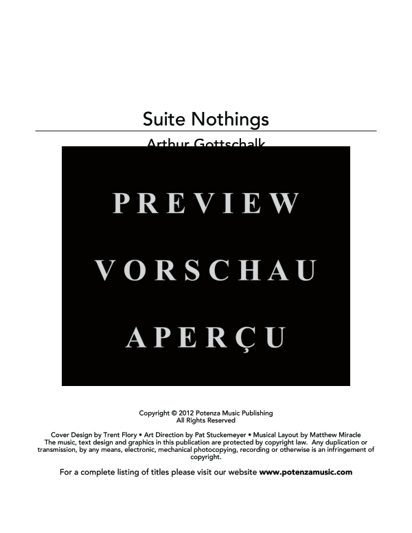 Produktgalerie: Seite 3 von 11 Suite Nothings, , (Klarinettenchor)