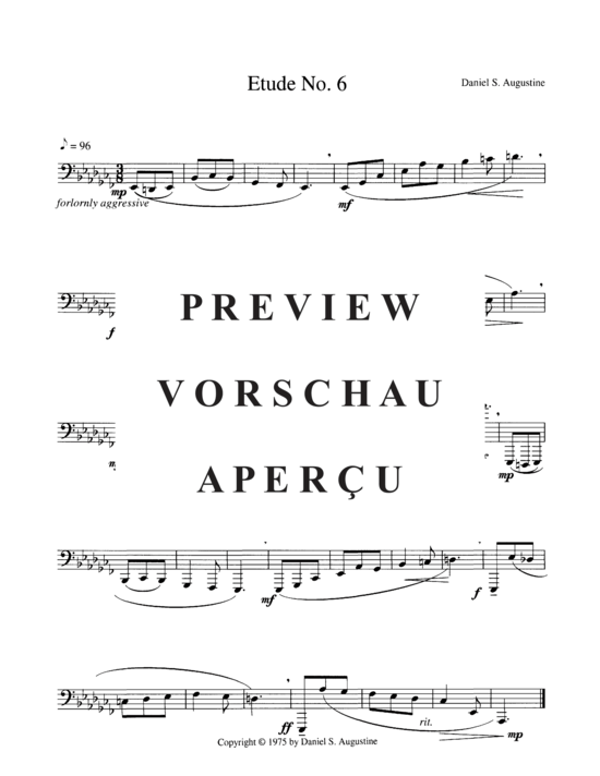 Product gallery: Page 10 of 21 Seventeen Etudes for Tuba , , (Tuba Solo)