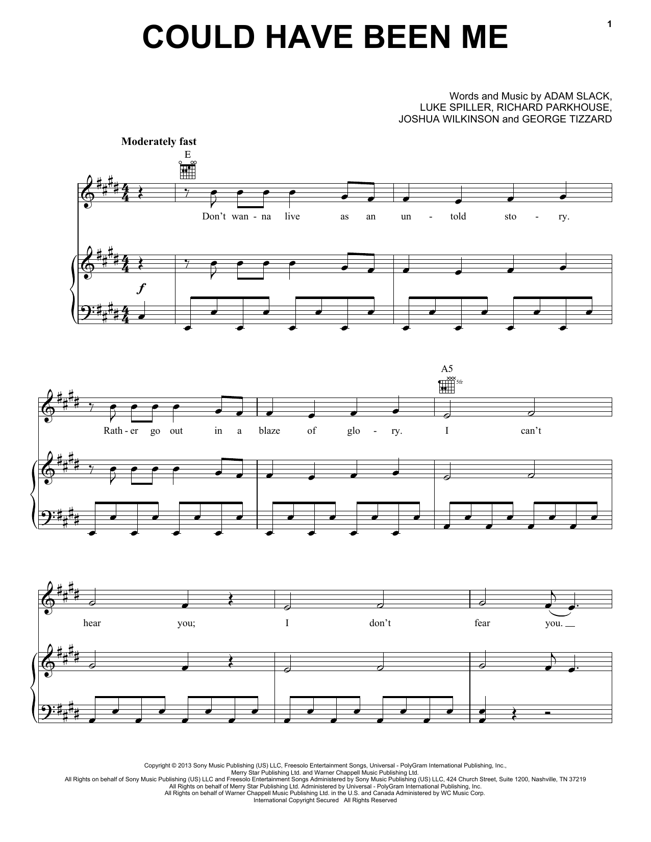 Product picture to: Could Have Been Me (from Sing 2)