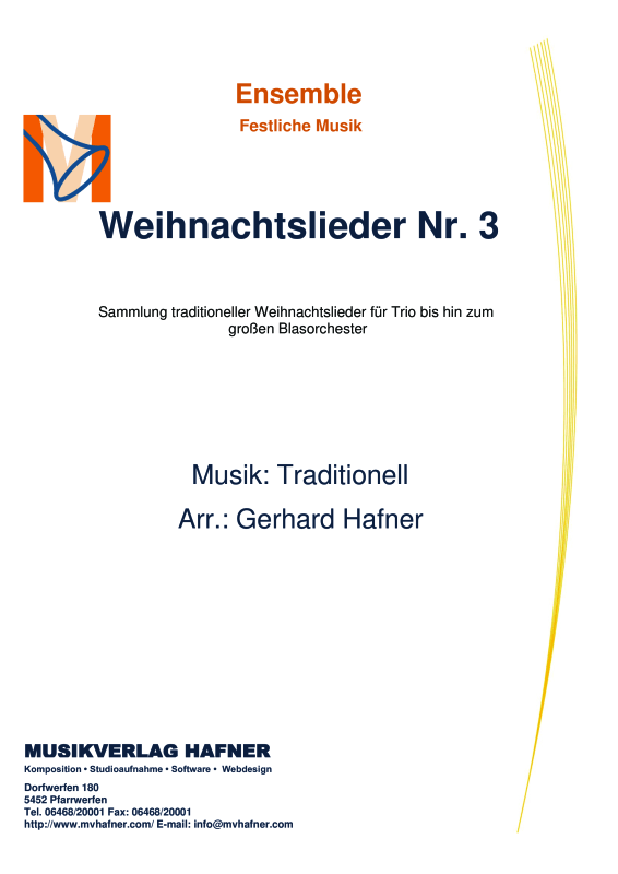 cover: Weihnachtslieder Nr. 3, , (Gemischtes Ensemble)