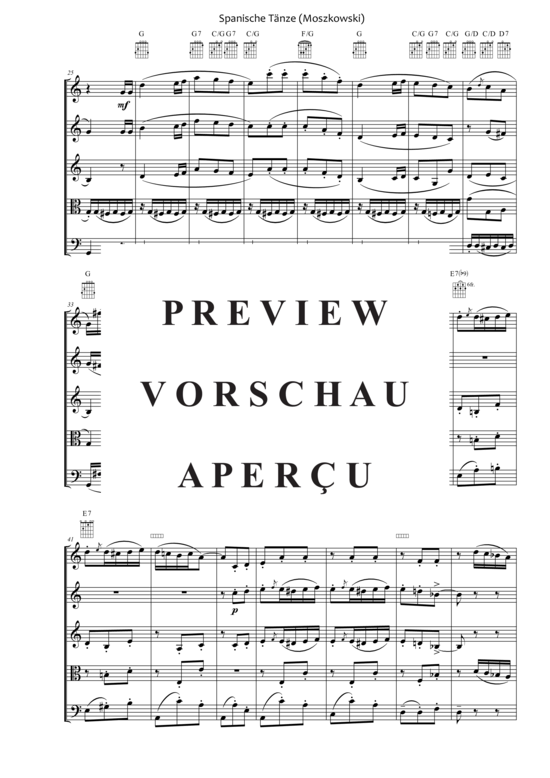 Produktgalerie: Seite 3 von 21 Spanische Tänze Opus 12 , , (Quintett flexible Besetzung)
