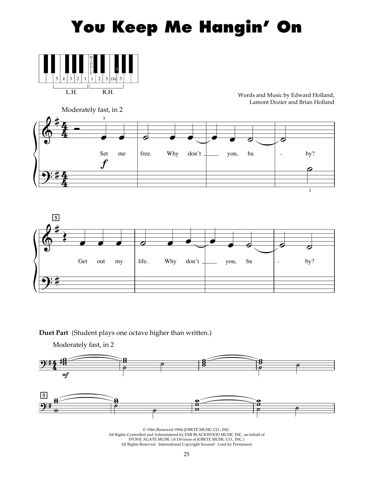 Produktgalerie: Seite 1 von 1 You Keep Me Hangin' On, Glee Cast, Klavier
