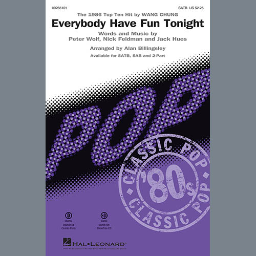 cover: Everybody Have Fun Tonight (arr. Alan Billingsley), Wang Chung, Chor