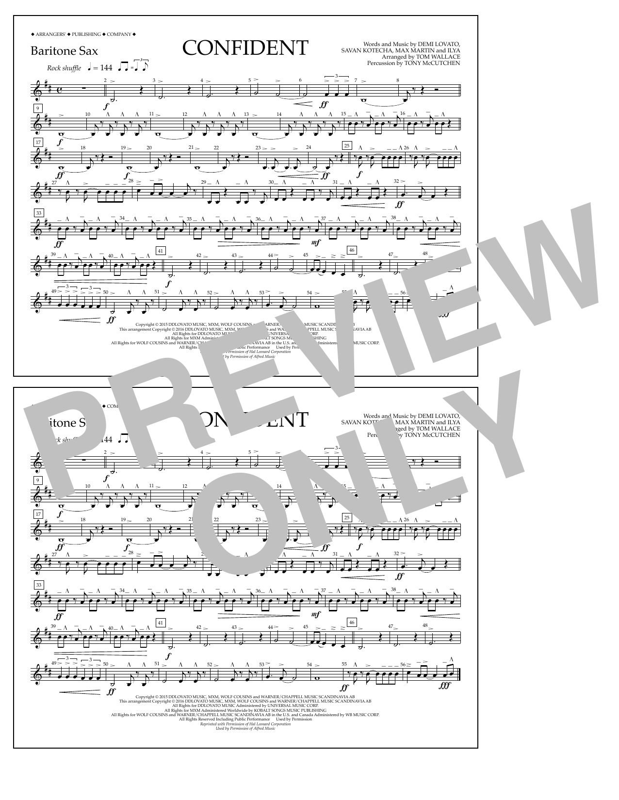 Produktbild zu: Confident - Baritone Sax