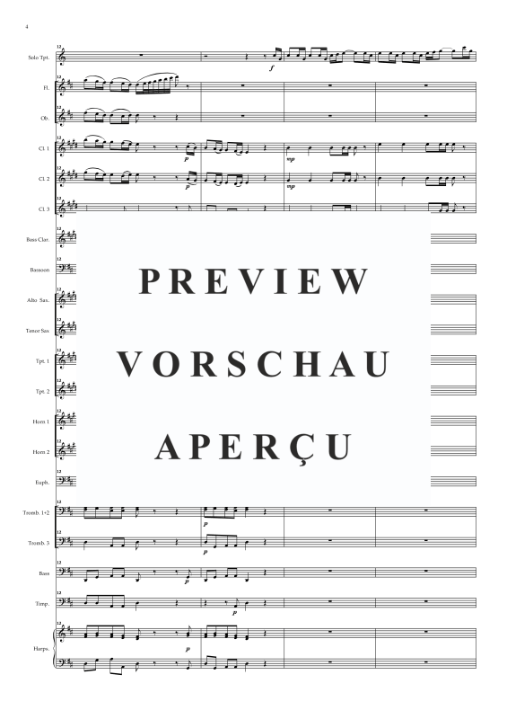 Produktgalerie: Seite 7 von 11 Trompetenkonzert D-Dur, , Concert Band und Solo Trompete in D