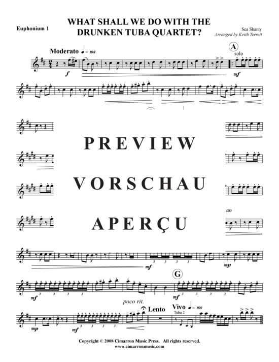 Product gallery: Page 6 of 10 What Would You Do With a Drunken Tuba Quartet? , , (Tuba Quartet: 2x Baritone, 2xTuba)