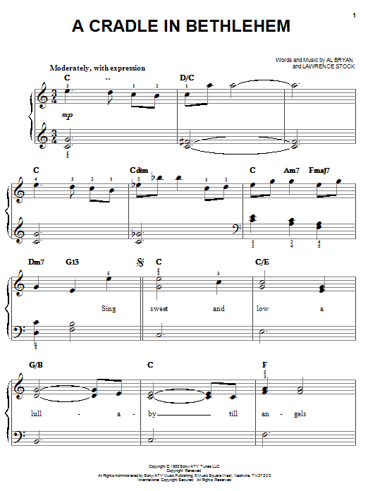 Product gallery: Page 1 of 1 A Cradle In Bethlehem, Nat King Cole