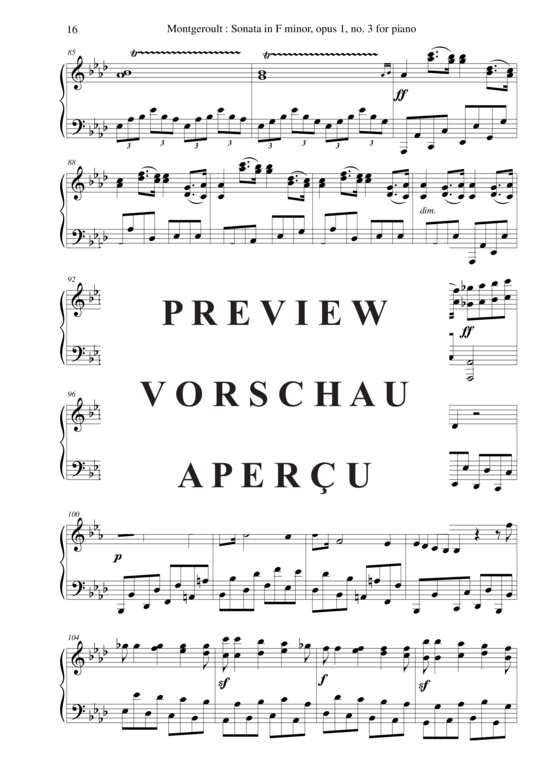 Product gallery: Page 17 of 21 Piano Sonata in F minor, Opus 1 no. 3 , Nicolas Horvath, Piano Solo