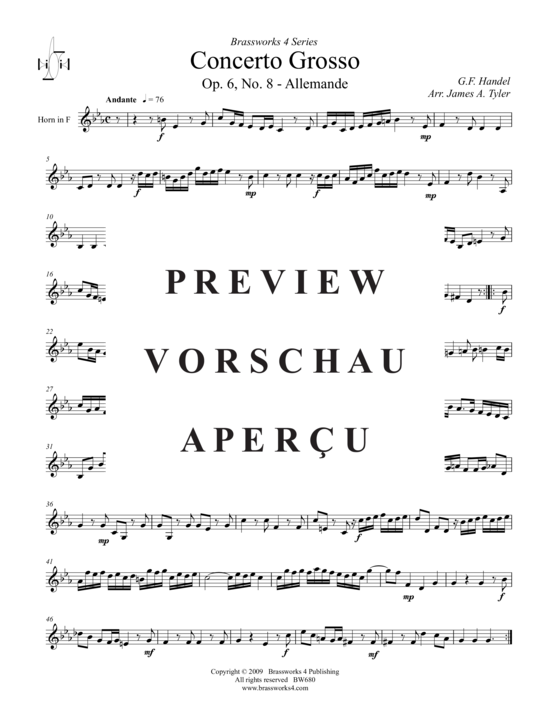 gallery: Concerto Grosso – Allemande , , (Trp B, Horn F/Pos, Pos)