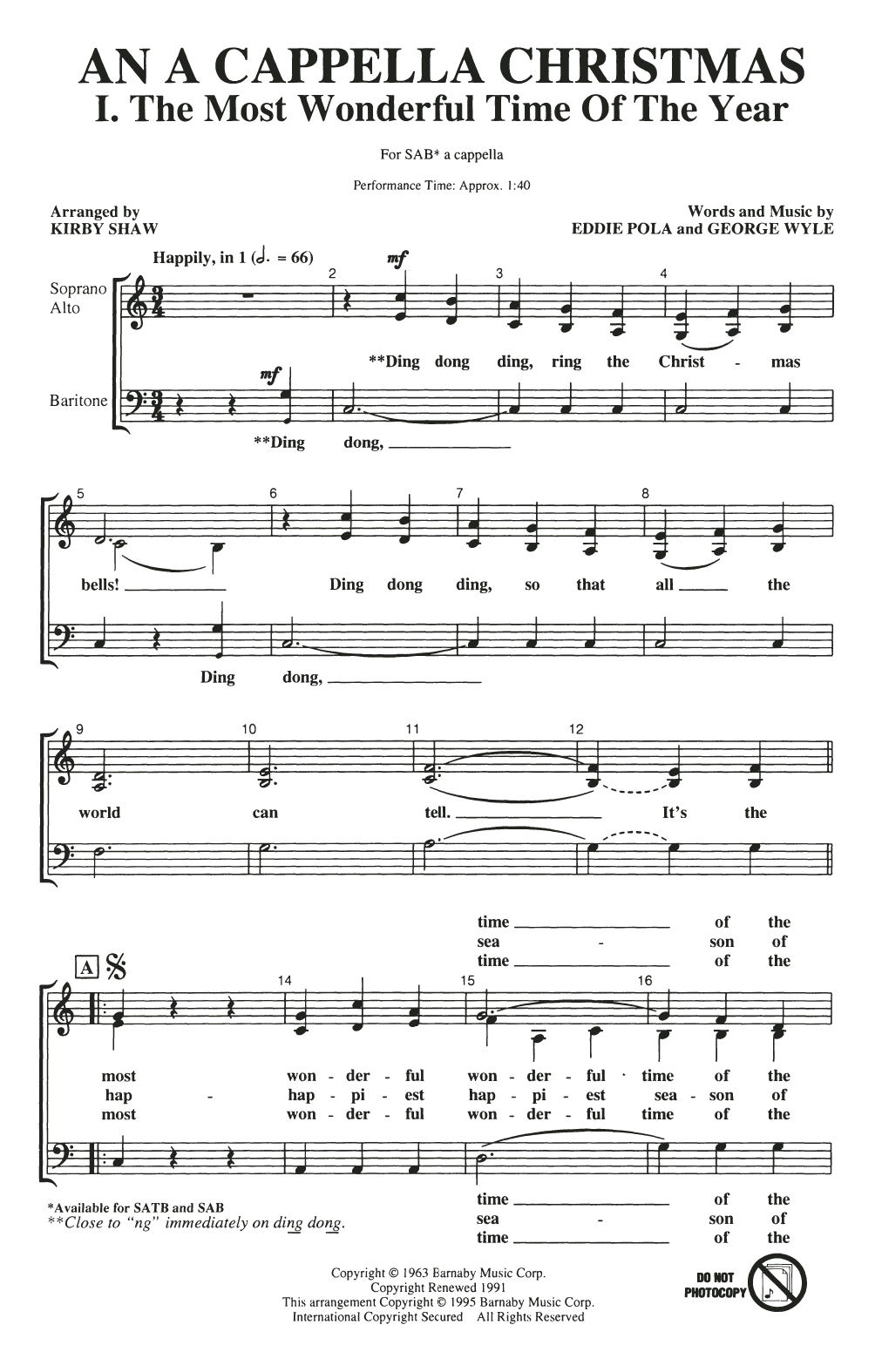 Produktbild zu: An A Cappella Christmas