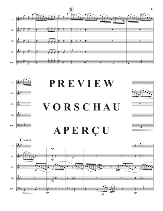 Produktgalerie: Seite 18 von 21 Akvareller – 10 Sätze , , (Holzbläser-Quintett)