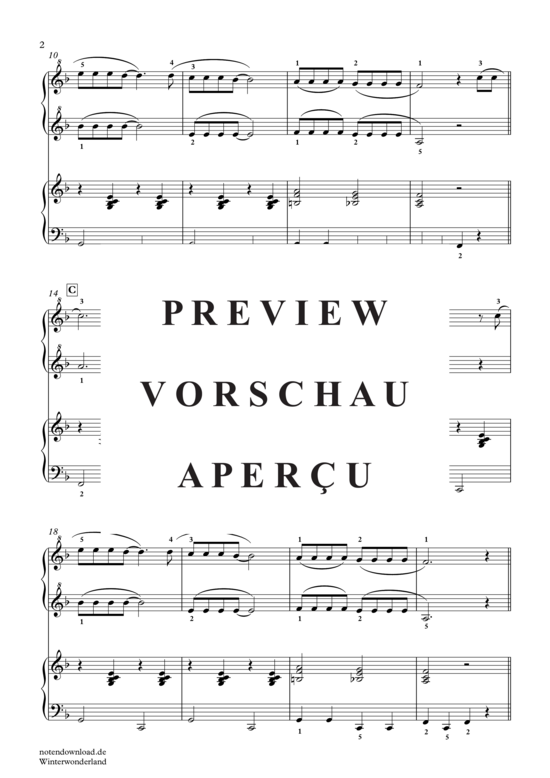 Produktgalerie: Seite 3 von 8 Winter Wonderland , Bernard, Felix, (Klavier vierhändig)