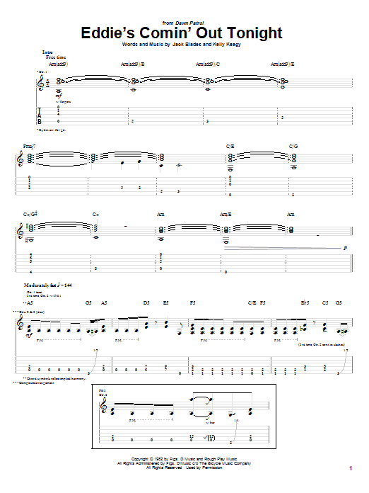 Product gallery: Page 1 of 1 Eddie's Comin' Out Tonight, Night Ranger