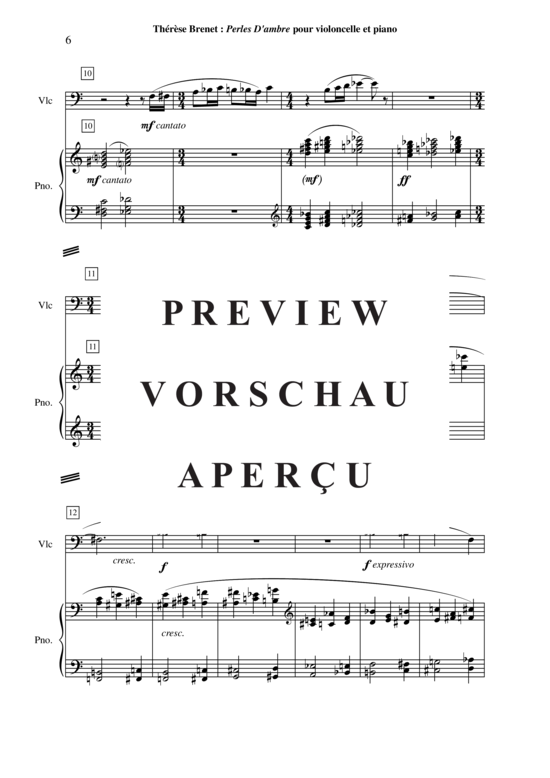 Product gallery: Page 7 of 18 Perles d'Ambre , , (Cello + Klavier)