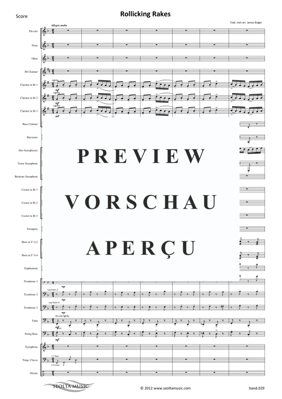 Produktgalerie: Seite 4 von 11 Rollicking Rakes, , Concert Band
