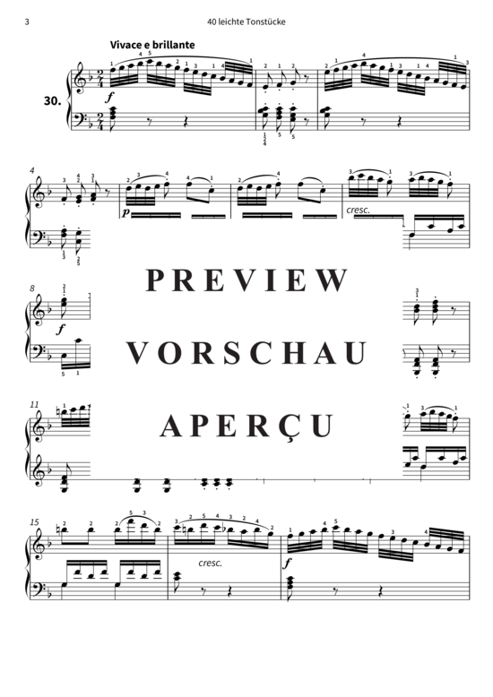 Product gallery: Page 6 of 11 40 leichte Tonstücke - op. 803, Werke 29 - 32 , , Piano Solo